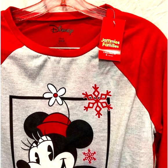 DISNEY’S Minnie Mouse 2pc PJ Set by Jammies For Your Families sizeS NWT - Picture 5 of 9